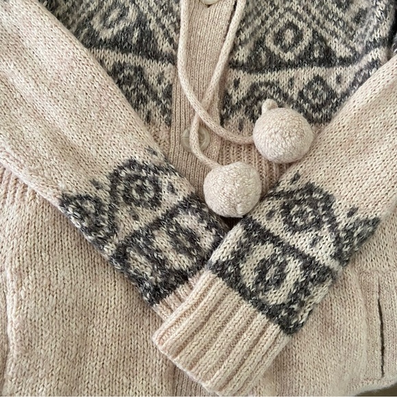 H&M Bohemian Knit Hooded Jacket/Coat - Picture 3 of 6